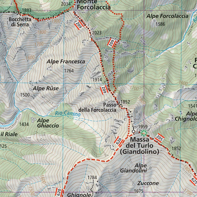 116 Val Strona hiking map 1:25000 Preview 3