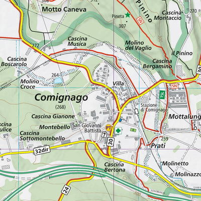 118 Basso Vergante hiking map 1:25000 Preview 3