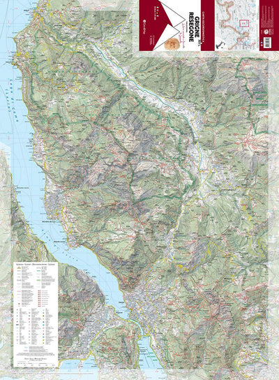 301 Grigne - Resegone hiking map 1:25000 Preview 1