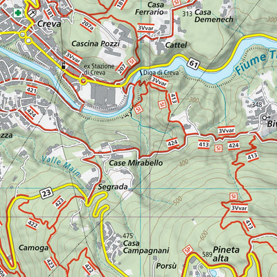 305 Lago Maggiore hiking map 1:25000 Preview 2