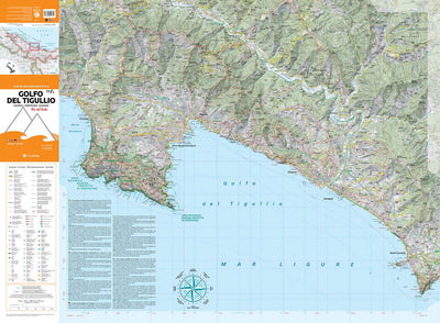 713 Golfo del Tigullio hiking map 1:25000 Preview 1