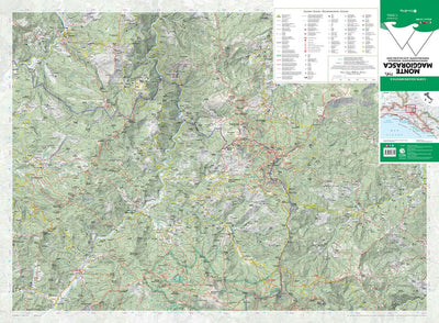 714 Monte Maggiorasca hiking map 1:25000 Preview 1