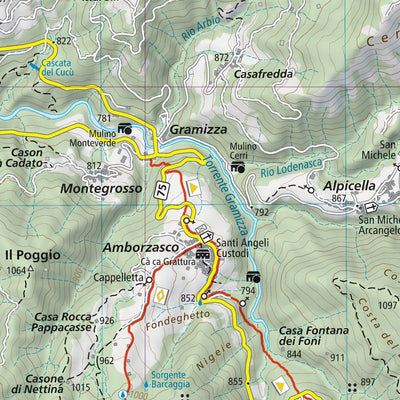 714 Monte Maggiorasca hiking map 1:25000 Preview 3