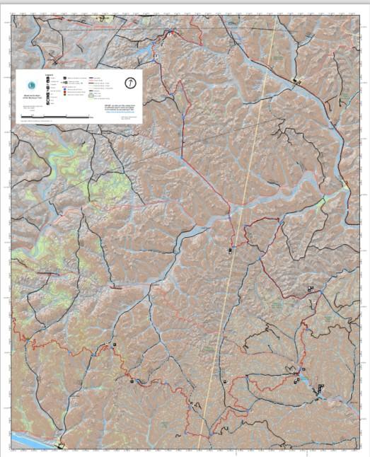 Shawnee Section Map by Buckeye Trail Association | Avenza Maps
