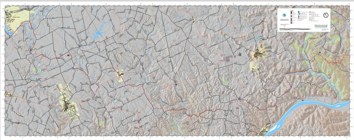 West Union Section Map by Buckeye Trail Association | Avenza Maps