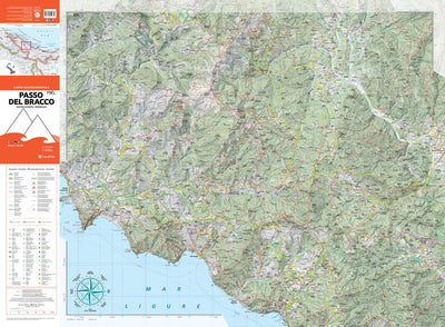 716 Passo del Bracco hiking map 1:25000 Preview 1