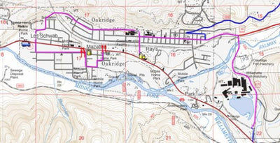 Central Oregon SxS Where to Ride Crescent to Oakridge Map #1 Preview 2