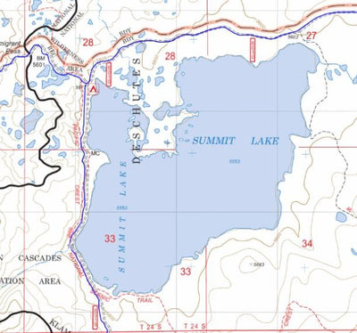 Central Oregon SxS Where to Ride Crescent to Oakridge Map #3 Preview 3