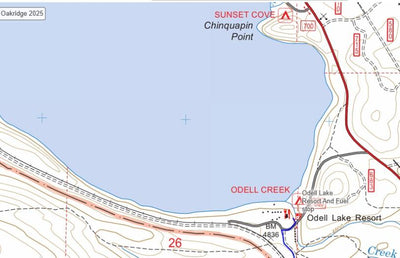 Central Oregon SxS Where to Ride Crescent to Oakridge Map #5 Preview 3