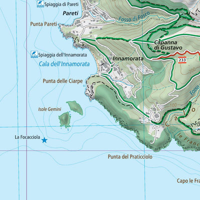 901 Isola d'Elba East hiking map 1:25000 Preview 2