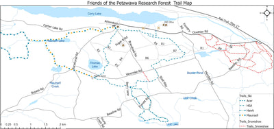 Petawawa Research Forest Trail Map 2025 Preview 1