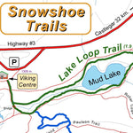 Paulson XC Snowshoe Trails Map Preview 2