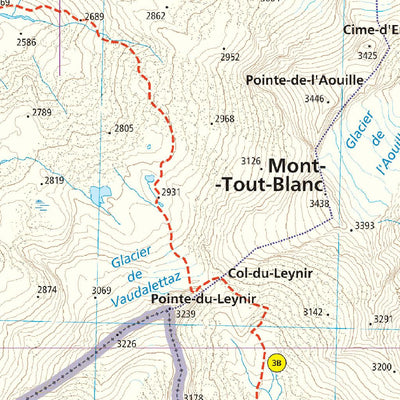 207 Valgrisenche hiking map 1:25000 Preview 3