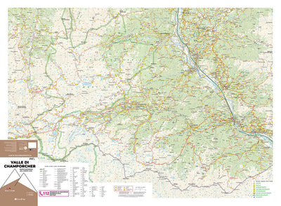 210 Valle di Champorcher hiking map 1:25000 Preview 1