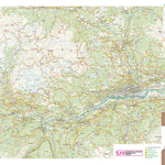 212 Aosta hiking map 1:25000 Preview 1