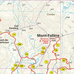 212 Aosta hiking map 1:25000 Preview 2