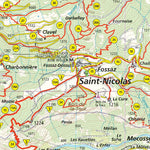 212 Aosta hiking map 1:25000 Preview 3