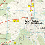 213 Valle Centrale hiking map 1:25000 Preview 3