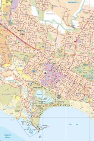 Spatial Vision's VicMap Book (South West Edition 8, 2025) TOWN MAPS L-Z BUNDLE Preview 1