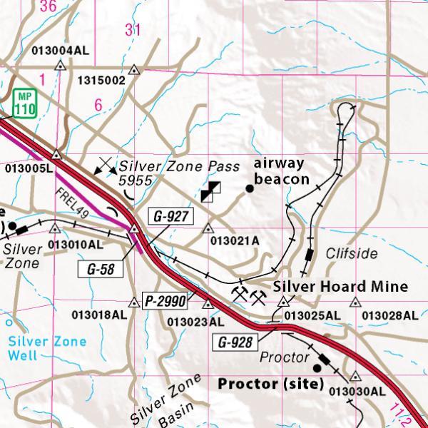 Quad 0301 - West Wendover Map by Nevada Department of