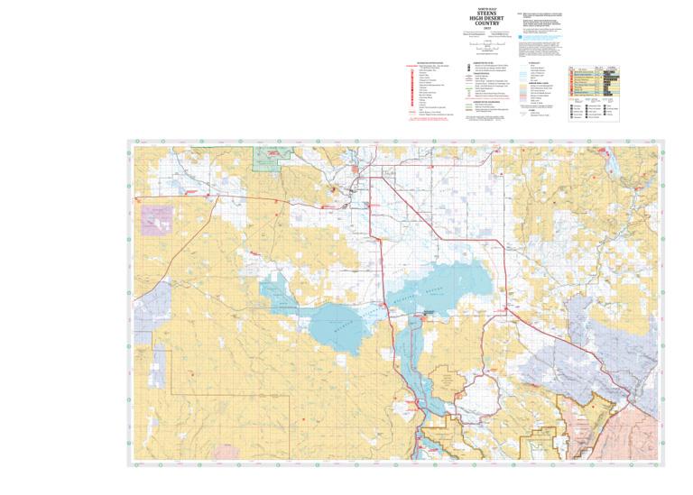 Steens High Desert Country Recreation Map Bundle by US Forest Service ...