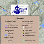 Cartes des sentiers d'hiver - Domaine du Renard Bleu Preview 1