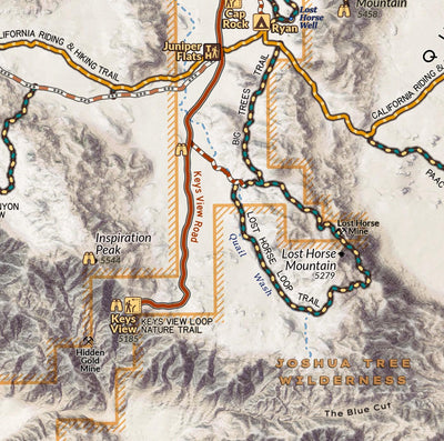 Joshua Tree National Park Visitor Map Preview 3