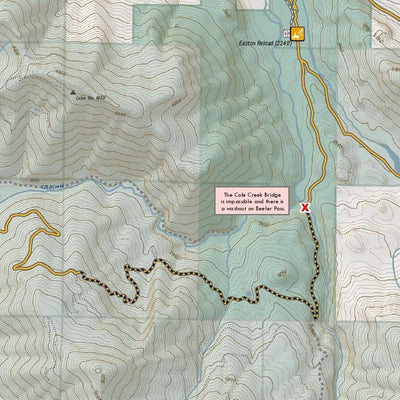 Winter recreation map: Crystal Springs/Snoqualmie Pass area. Okanogan-Wenatchee National Forest Preview 3