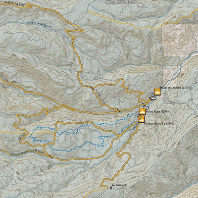 Snowmobile Trails: Ahtanum State Forest and Tieton/Rimrock Lake, Yakima County, Washington Preview 2