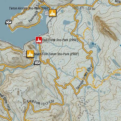 Snowmobile Trails: Ahtanum State Forest and Tieton/Rimrock Lake, Yakima County, Washington Preview 3