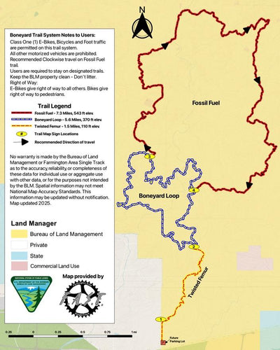 F.A.S.T. Boneyard Trail Map Preview 1