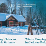 Carte de camping d'hiver du parc de la Gatineau / Gatineau Park Winter camping map Preview 2