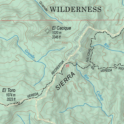 El Yunque National Forest Full Map Preview 2