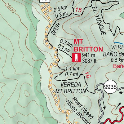 El Yunque National Forest Inset Map Preview 3