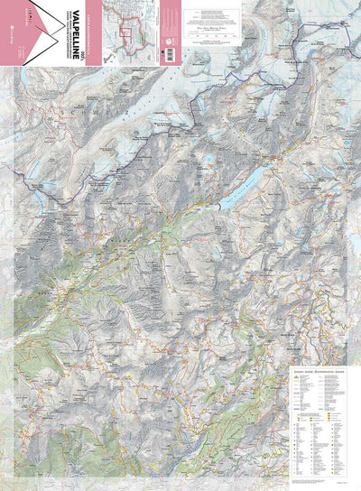 203 Valpelline hiking map 1:25000 Preview 1
