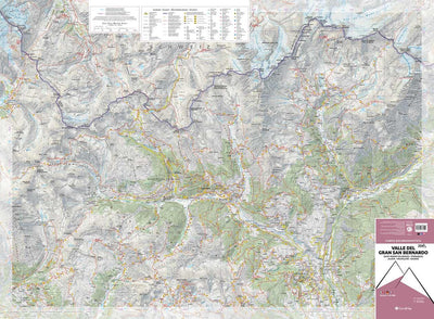 204 Valle del Gran San Bernardo hiking map 1:25000 Preview 1