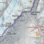 204 Valle del Gran San Bernardo hiking map 1:25000 Preview 3