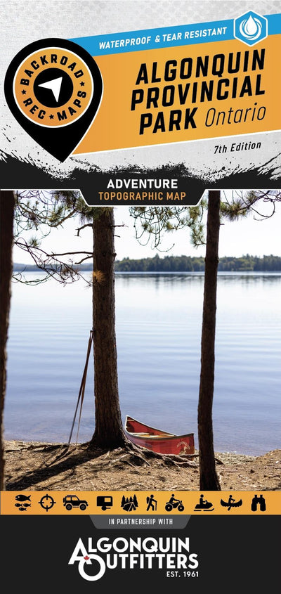 Algonquin Provincial Park - Overview Park Map 7th ed Preview 1