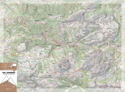 402 Val Gardena hiking map 1:25000 Preview 1
