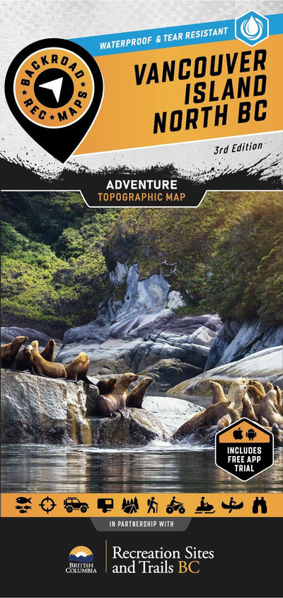 North Vancouver Island Recreation Map (3rd Edition) (BC Rec Map Bundle) Preview 1