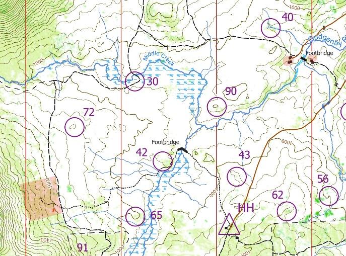Rogaining Map 2025 ACT Paddy Pallin 6 hour rogaine Map by Australian Rogaining ...