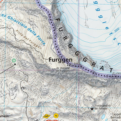 23 Cervino Matterhorn hiking map 1:25000 Preview 2