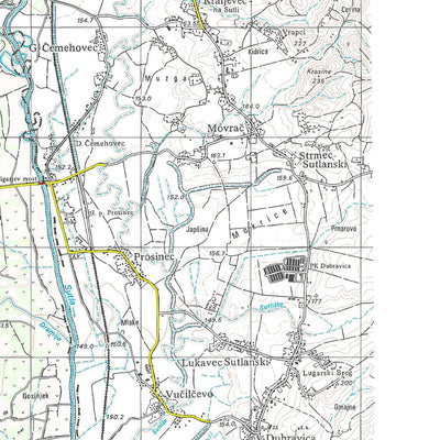 J3 ⦿ Croatia Border Point – The map includes a minor cross-border inset into Croatia Preview 1
