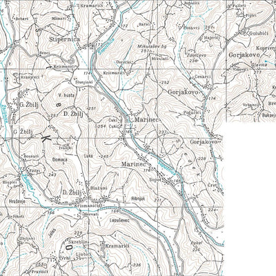 J3 ⦿ Croatia Border Point – The map includes a minor cross-border inset into Croatia Preview 3