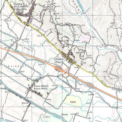 M6 ⦿ The map includes Pince and minor cross-border inset into Hungary Preview 1