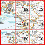 ⦿ Slovenia 1:25,000 Topographic Series — 73-Map Grid Overview Preview 2