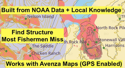 Depoe Bay Oregon Offshore Fishing Map – Structure, Hotspots & Bottom Composition Preview 3
