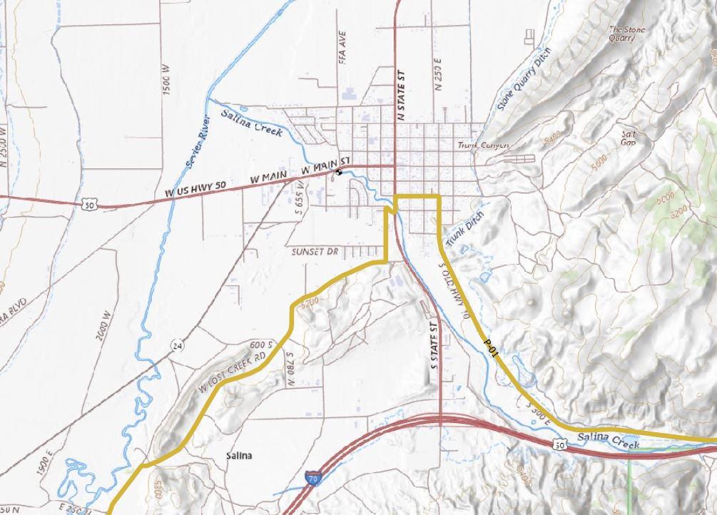 Paiute OHV Trail - Central Utah - High Detail Map by Trusted Trail Maps ...