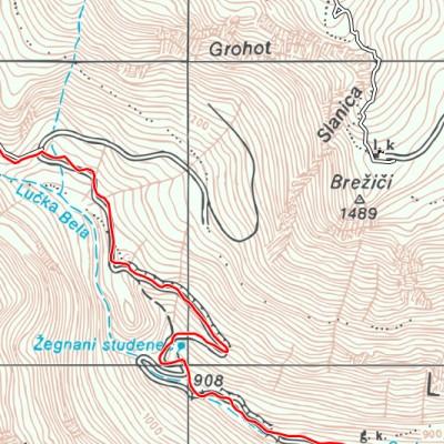 F5 ⦿ Črna na Koroškem – Peca▲ – Golte – Ljubno ob Savinji Preview 1