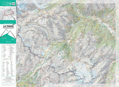 206 La Thuile hiking map 1:25000 Preview 1